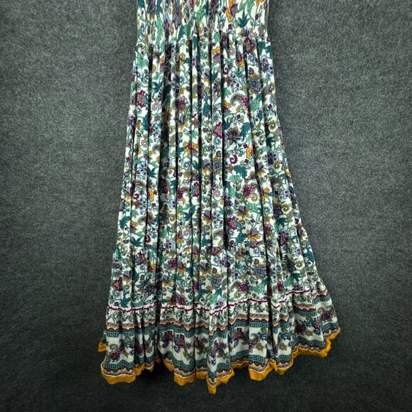 **SOLD**Soft Surroundings Kara Maxi Floral Dress Large Tiered Boho Cottagecore - Picture 3 of 14